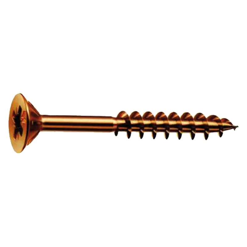 VITE PER LEGNO MEZZO FILETTO PANELVIT BRONZATE IN SCATOLA