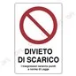 CARTELLO SEGNALETICA IN PLASTICA CM 20X30