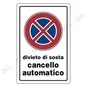 CARTELLO SEGNALETICA IN PLASTICA CM 20X30