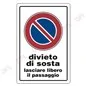 CARTELLO SEGNALETICA IN PLASTICA CM 20X30