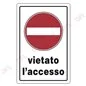 CARTELLO SEGNALETICA IN PLASTICA CM 20X30