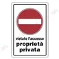 CARTELLO SEGNALETICA IN PLASTICA CM 20X30