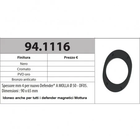 MOTTURA 94.1116 SPESSORE MM 4 PER DEFENDER DF050