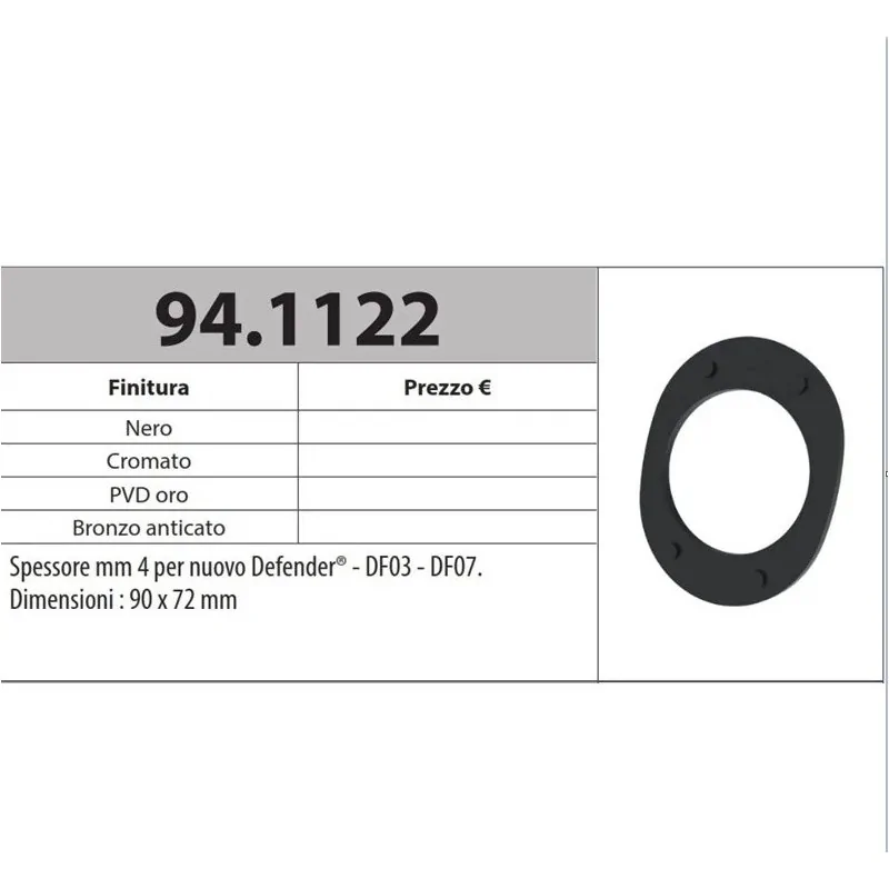 MOTTURA 94.1122 SPESSORE MM 4 PER DEFENDER DF030 E DF070