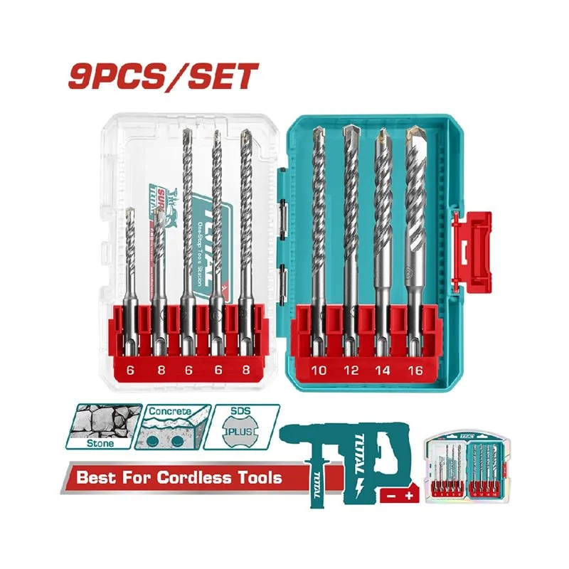 SET PUNTE SDS PLUS PZ 9 TOTAL