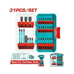SET 31 INSERTI PER AVVITATORE A PERCUSSIONE TOTAL