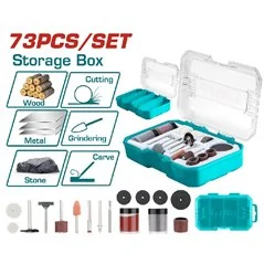 VALIGETTA ACCESSORI PER TRAPANO 73 PZ TOTAL