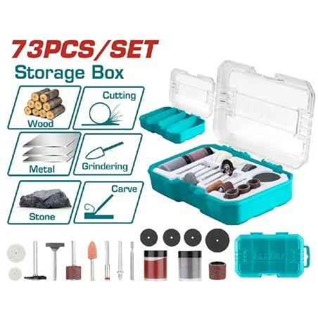 VALIGETTA ACCESSORI PER TRAPANO 73 PZ TOTAL