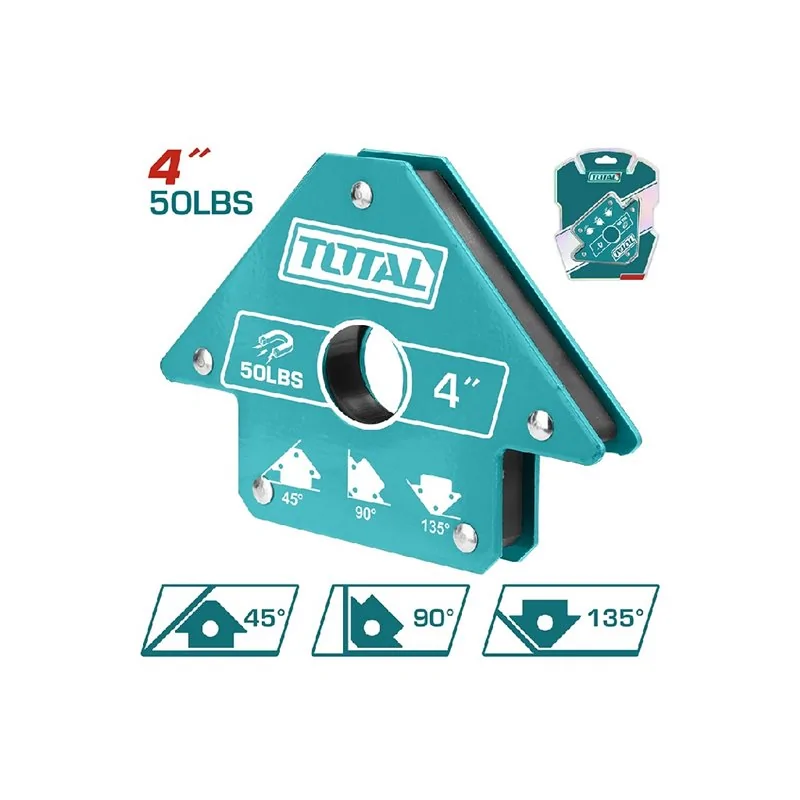 SUPPORTO MAGNETICO SALDATURA MM 155X102X17 TOTAL