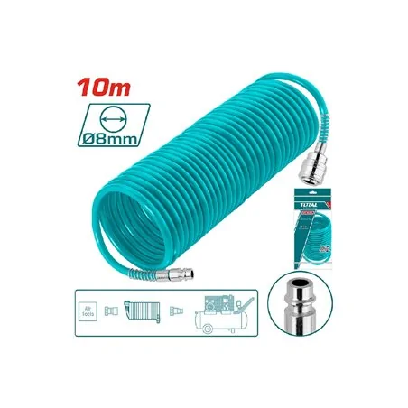 TUBO COMPRESSORE Ø8 CON RACCORDI TOTAL