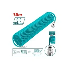 TUBO COMPRESSORE Ø15 CON RACCORDI TOTAL