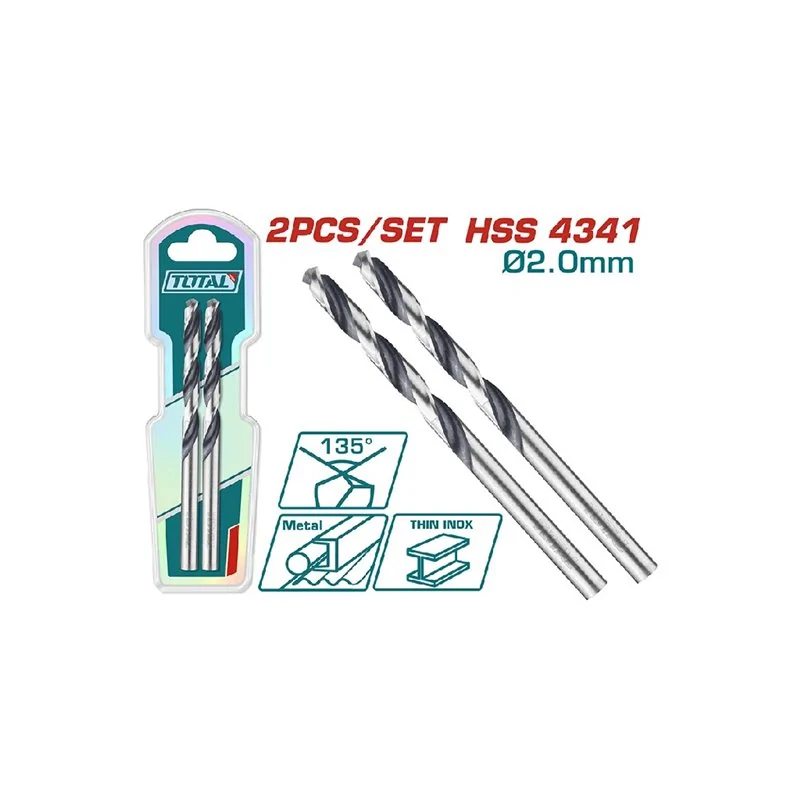 PUNTE FERRO HSS MM 2 PZ 2 TOTAL