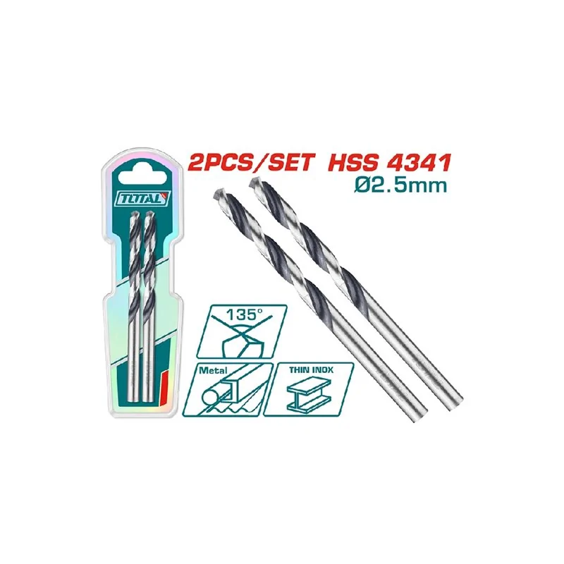 PUNTE FERRO HSS MM 2,5 PZ 2 TOTAL