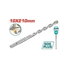 PUNTA SDS PLUS 4 TAGLIENTI MM 10X210 TOTAL