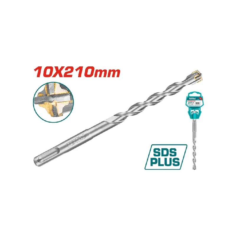 PUNTA SDS PLUS 4 TAGLIENTI MM 10X210 TOTAL