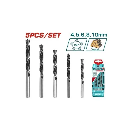 SET 5 PUNTE PER LEGNO TOTAL