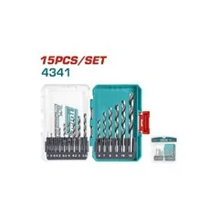 SET 15 PUNTE HSS PER METALLO TOTAL