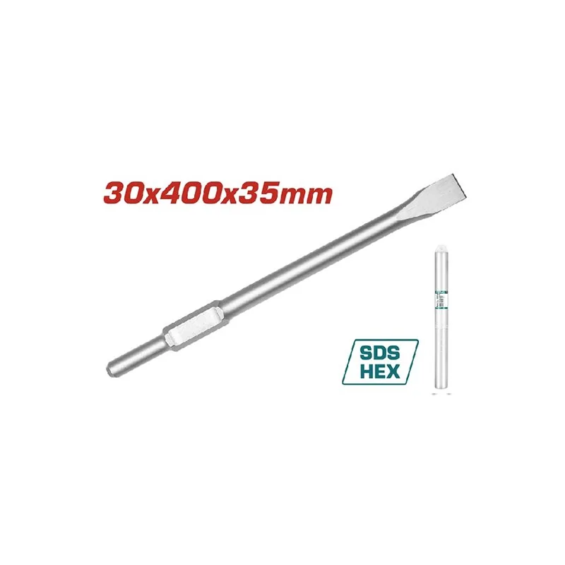 SCALPELLO PIATTO SDS HEX MM 30X400X35 TOTAL