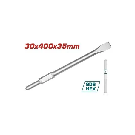 SCALPELLO PIATTO SDS HEX MM 30X400X35 TOTAL