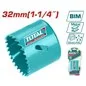 FRESA A TAZZA HSS MM 32 (1-1/4") BI-METAL TOTAL