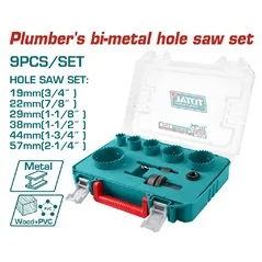 SET 9 FRESE PER IDRAULICO IN VALIGETTA TOTAL