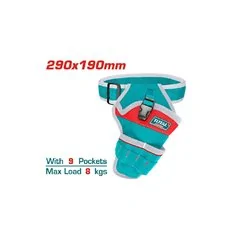 FONDINA PER TRAPANO 9 TASCHE MM 290X190 TOTAL