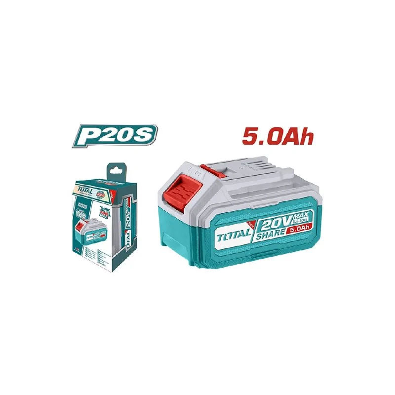 BATTERIA LITIO 20V 5AH CON LED TOTAL