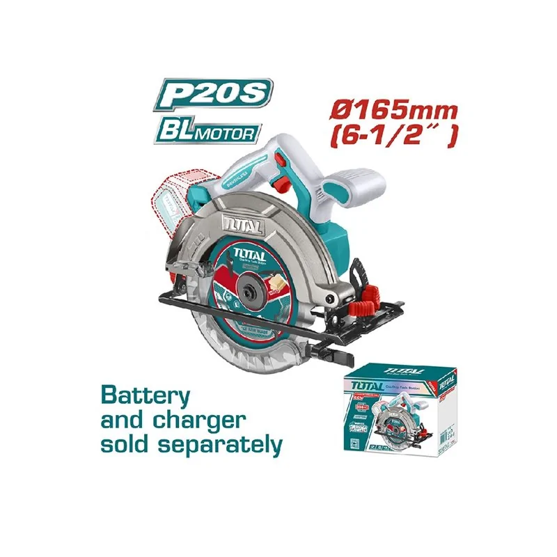 SEGA CIRCOLARE Ø165 20V SENZA BATTERIA TOTAL