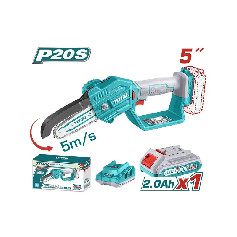 MOTOSEGA DA POTA 20V CM13 CON BATTERIA 2AH TOTAL