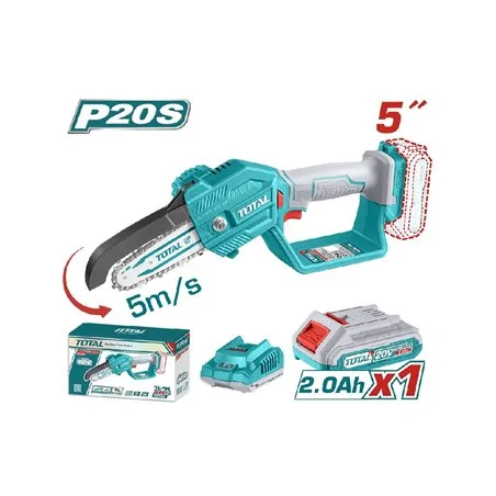 MOTOSEGA DA POTA 20V CM13 CON BATTERIA 2AH TOTAL