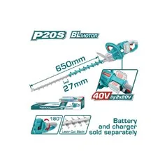 TAGLIASIEPI 40V CM 65 SENZA BATTERIA TOTAL