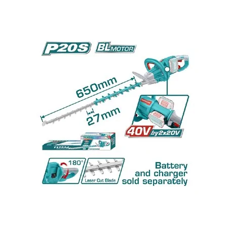 TAGLIASIEPI 40V CM 65 SENZA BATTERIA TOTAL