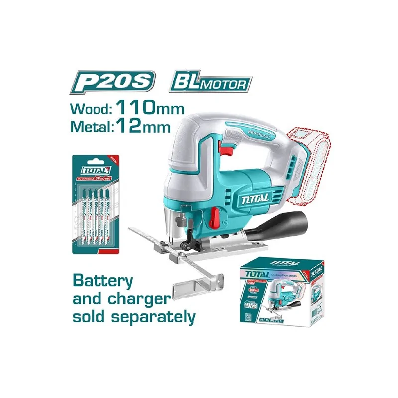 SEGHETTO ALTERNATIVO 20V CON 5 LAME SENZA BATTERIA TOTAL