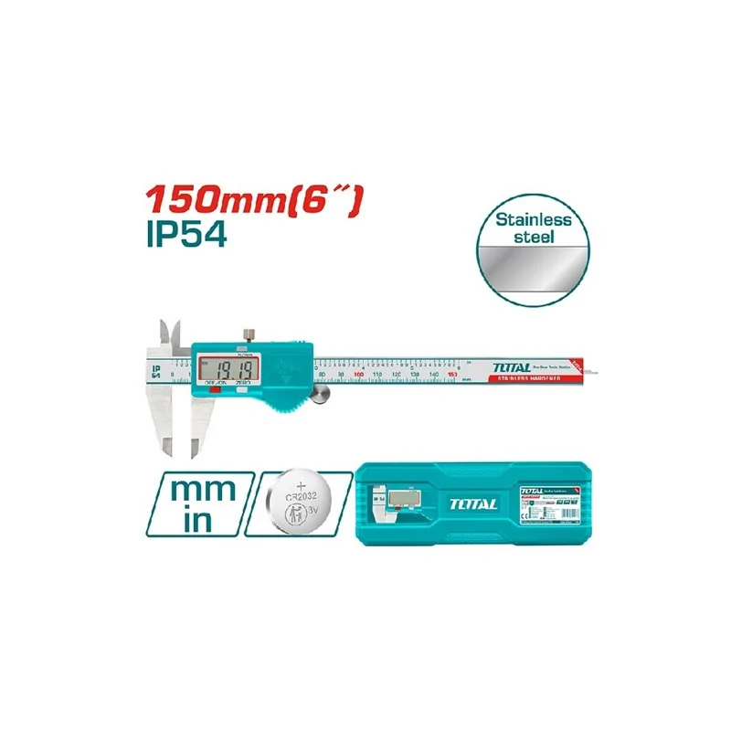 CALIBRO DIGITALE MM 0-150 IP54 TOTAL