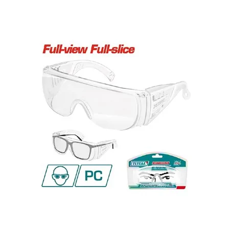 OCCHIALI SICUREZZA TRASPARENTI TOTAL