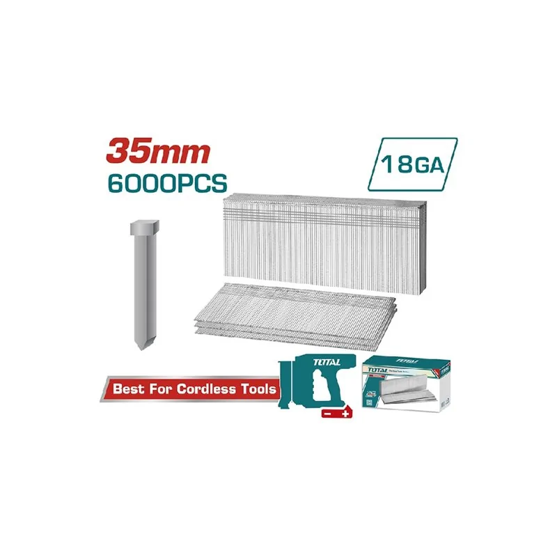CHIODI PER CHIODATRICE MM35 GA18 PZ 6000 TOTAL