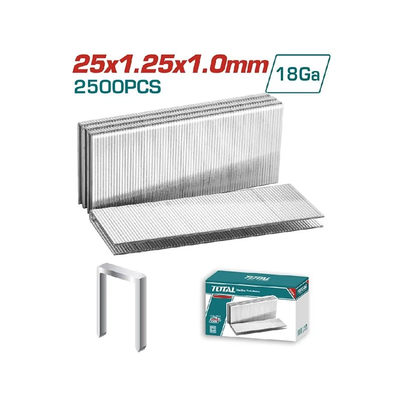 SPILLI PER CHIODATRICE 25X1.25X1.0 PZ 2500 TOTAL