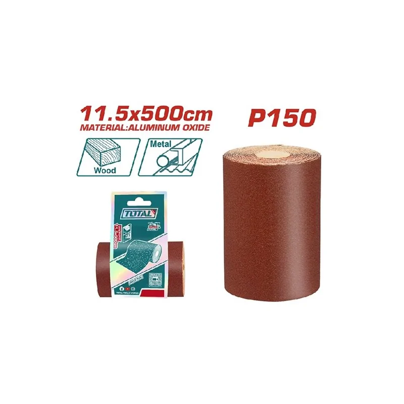 CARTA ABRASIVA H 11,5X500 CM GR 150 TOTAL