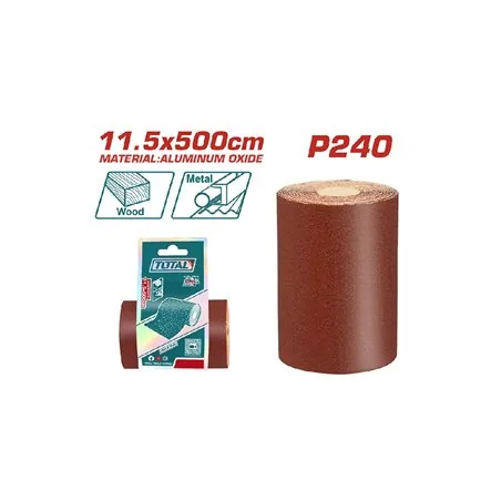 CARTA ABRASIVA H 11,5X500 CM GR 240 TOTAL