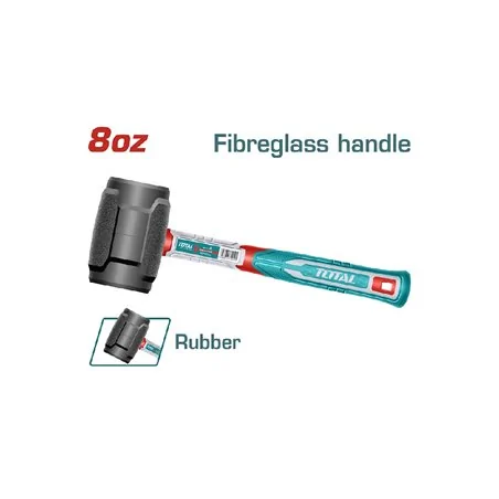 MAZZUOLA IN GOMMA GR 220 MANICO FIBRA TOTAL