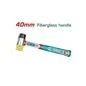 MAZZUOLA GOMMA/PLASTICA MM 40 MANICO FIBRA TOTAL
