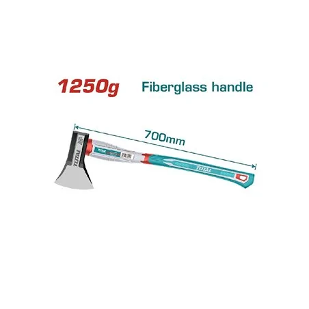 SCURE CARPENTIERE GR 1250 MM 700 MANICO FIBRA TOTAL