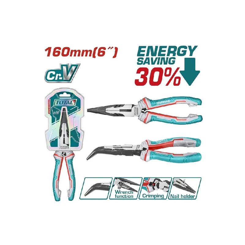 PINZA BECCHI CURVI MM 160 CR-V TOTAL