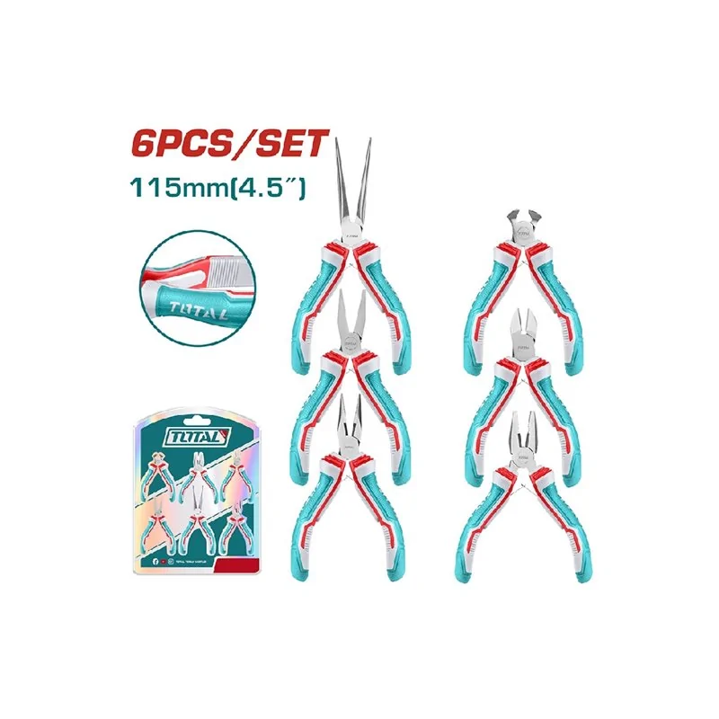 SET MINI PINZE/TRONCHESI MM 115 PZ 6 TOTAL