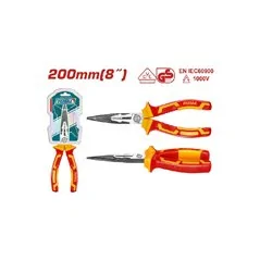 PINZA ISOLATA BECCHI LUNGHI MM 200 TOTAL