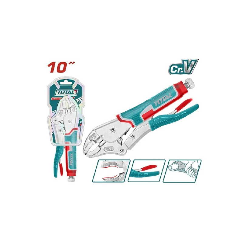 PINZA AUTOBLOCCANTE 10" MM 0-50 CR-V TOTAL