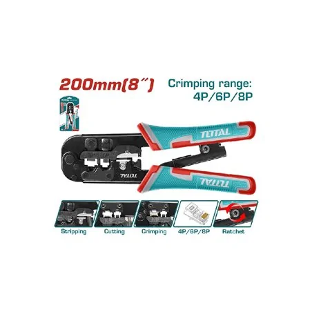 PINZA CRIMPATRICE MULTIFUNZIONE MM 200 TOTAL