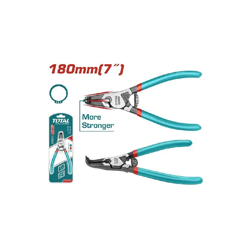 PINZA BECCHI CURVI PER ANELLI INTERNI MM 180 TOTAL