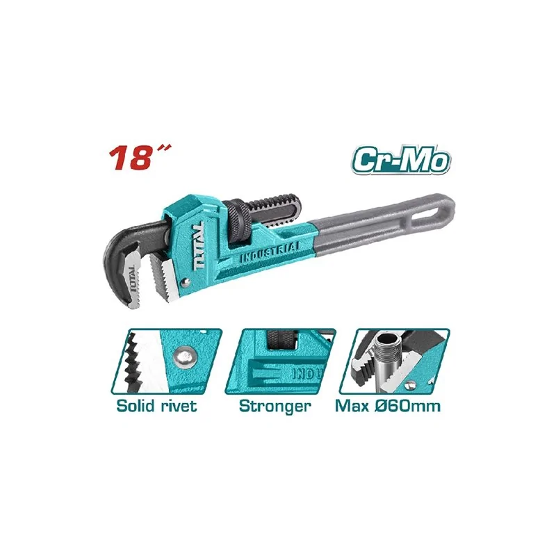 GIRATUBI AMERICANO CON GANASCE 18" MM 210 TOTAL