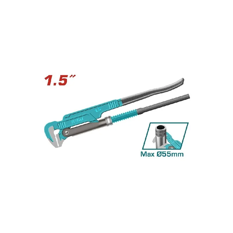 GIRATUBI SVEDESE CON GANASCE 90° 1-1/2 MM 210 TOTAL